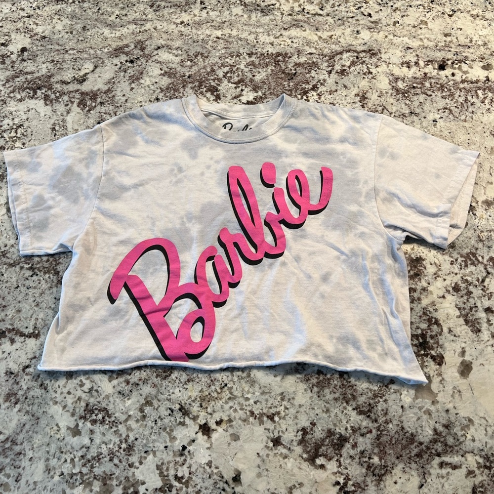 Barbie Tie Dye Cropped T Shirt